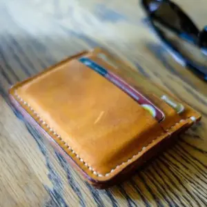 Slim Handmade Leather Card Wallet