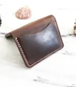 Handmade & Hand-Stitched Bifold Leather Wallet
