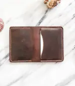 Handmade & Hand-Stitched Bifold Leather Wallet