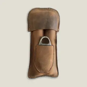 Handmade Leather Double Cigar Case