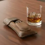 Handmade Leather Double Cigar Case