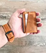 Minimalist Handmade Leather Card Wallet
