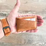 Minimalist Handmade Leather Card Wallet