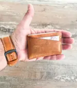 Minimalist Handmade Leather Card Wallet