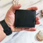 Handmade Black Leather Wallet
