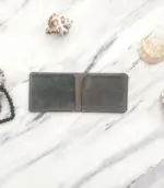 Handmade Gray Leather Wallet