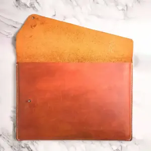 Handmade & Hand Stitched Leather Macbook Case