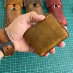 Handmade & Hand Stitched Leather Wallet