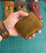 Handmade & Hand Stitched Leather Wallet