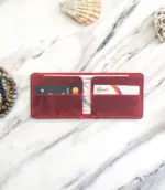 Handmade Red Leather Wallet